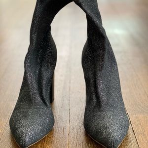 Raye Fable Bootie in black Glitter